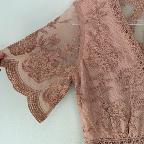 Honey Punch Lace Maxi Dress - Picture 7 of 13